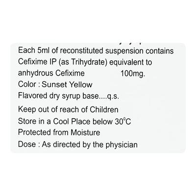 STEFI 100 Dry Syrup 30ml - Bacterial Infections-Cep