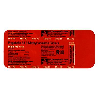 MINE PG Tablet 10's - Neuropathic Pain-Dru