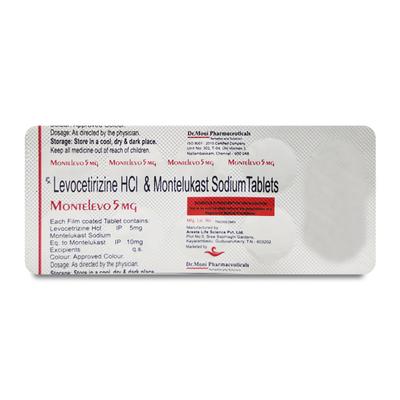 MONTELEVO 5mg Tablet 10's - Allergies-Ant