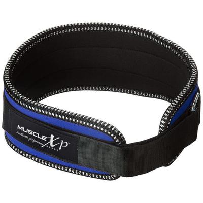 MuscleXP Weight Lifting Gym Belt - Blue (S) 1's - Workout Essentials
