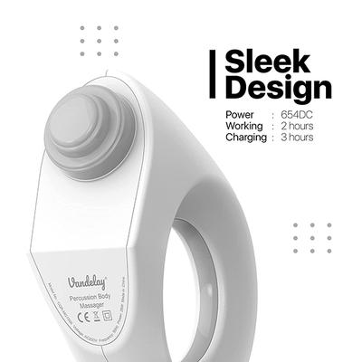 Vandelay Deep Tissue Gun Wireless Massager - White - Massagers