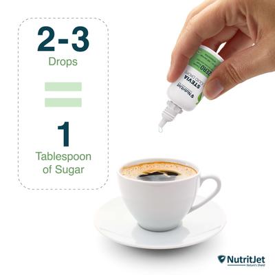 NutritJet Stevia Liquid Drops 30 ml - Sugar Substitute