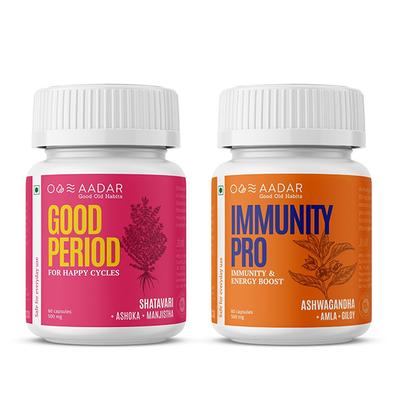 Aadar Women's Health Combo Pack-For Overall Women Health - Intimate Care