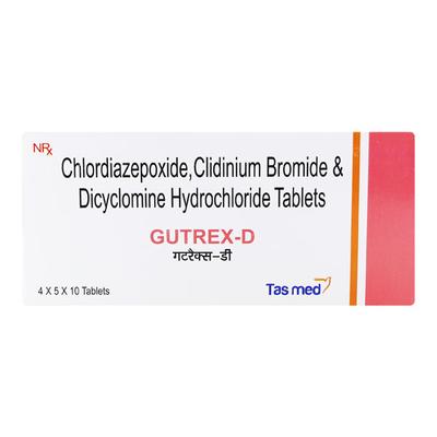 GUTREX D Tablet 10's - Ulcerative Colitis/Bowel Inflammatory Disease-GIT