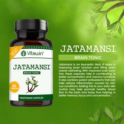 Vitawin Jatamansi Capsule 60's - Herbal Dietary Supplement