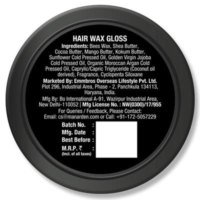 Man Arden Hair Wax - Strong Hold & Gloss Finish 50 gm - Hair Gels & Waxes
