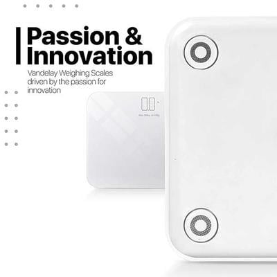 Vandelay Digital Body Scale - White - Weighing Scale