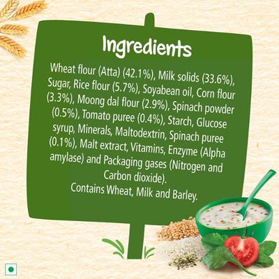 Nestle Cerelac Stage 4 (12 Months+) Powder 300 gm - Multigrain Dal Veg (Refill Pack) - Baby And Infant Supplements