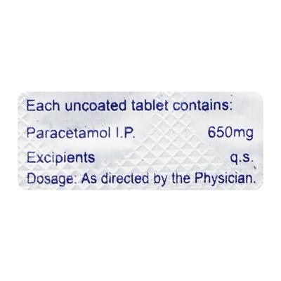 MYPOL 650mg Tablet 10's - Fever-Ana