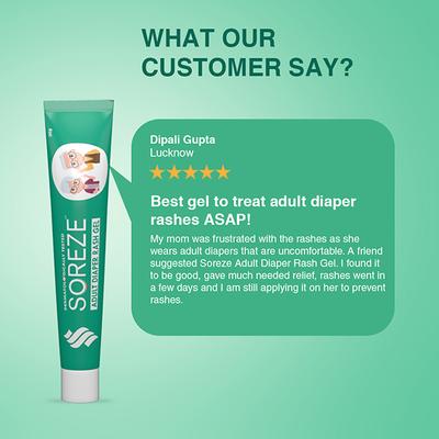 Amaterasu Soreze Adult Diaper Rash Gel (Pack of 2 x 30 gm) 1's - Lotions & Creams