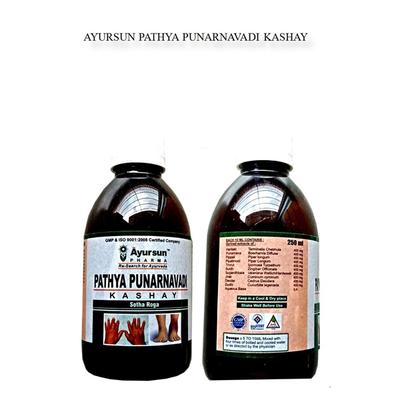 Ayursun Pathya Punarnavadi Kashay 250 ml - Pain Relief (Ayush)