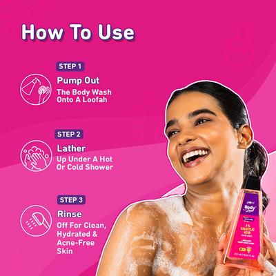 Plum Bodylovin Active-Witty 1% Salicylic Acid Body Wash with Vitamin B5 250 ml - Shower Gels & Body Wash