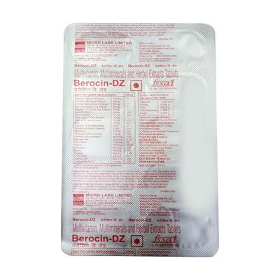 BEROCIN DZ Tablet 10's - Supplements-Vam