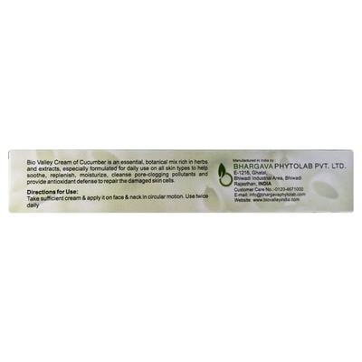 Bio Valley Cream Of Cucumber 30 gm - Personal Care(Homeopathy)