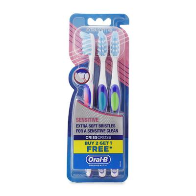 Oral B Pro Health Sensitive Crisscross Extra Soft (Buy 2 Get 1) - Toothbrushes