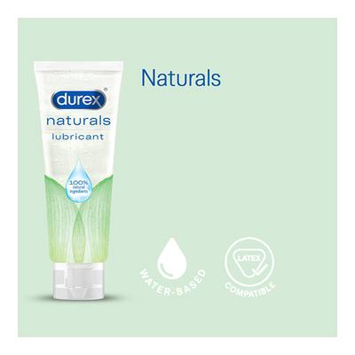 Durex Naturals Intimate Lubricant For Men and Women 100 ml - Flavoured Lubes