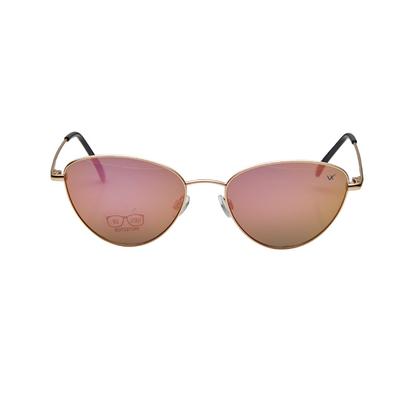 Vision Express 41381 Gold Pink Cat Eye Sunglasses 1's - Wearables Sunglasses