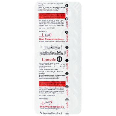 LARSAFE H Tablet 10's - Hypertension-Ang