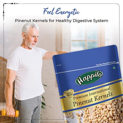 Happilo Premium International Pinenut Kernel Seeds 150 gm - Nutritional Bars