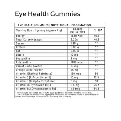 Panchamrit Eye Health Gummies - Orange Flavour 30's - General Health