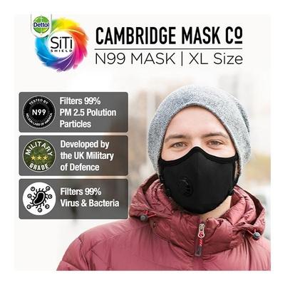 Dettol Cambridge Pro N99 Anti-Pollution Mask - Churchill (XL) - Surgical Consumable