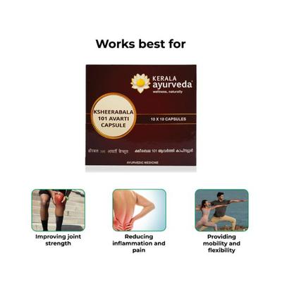 Kerala Ayurveda Ksheerabala 101 Avarti Capsule 100's - Speciality Medicines