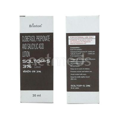 Soltop S 3% Lotion 30ml - Psoriasis/Seborrhea/Ichthyosis-Pso