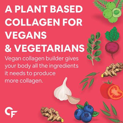 CF Plant Based Veg Collagen Support Tablet 90's - Calcium And Minerals