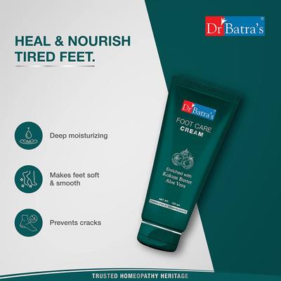 Dr Batra's Natural Moisturizing Lotion 100 ml + Deodorant 100 ml + Foot Care Cream 100 gm - Lotions & Creams