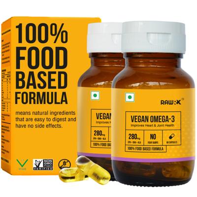 RawRX Vegan Omega 3 Capsule (Pack of 2 x 60s) 1's - Multi-Vitamins