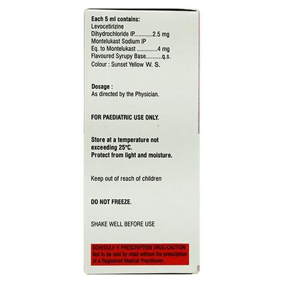 Alzero M Syrup 60ml - Allergies-Ant