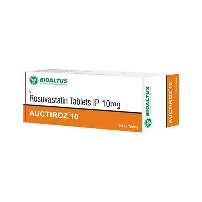 AUCTIROZ 10 Tablet 10's - High Cholesterol-Dys