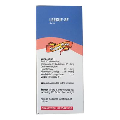 LEEKUF SF Syrup 100ml - Cough And Cold-Cou
