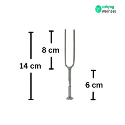 Sahyog Wellness Percussion Knee Hammer with 512 Hz Tuning Fork - Surgical Instruments