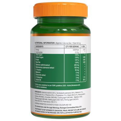 Pure Nutrition Melatonin Sustained Release 550 mg Veg Tablet 60's - Mental Health