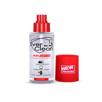 EverClean Liquid All in 1 Sanitizer Spray - Yummy Berry 50 ml - Hand Sanitizer