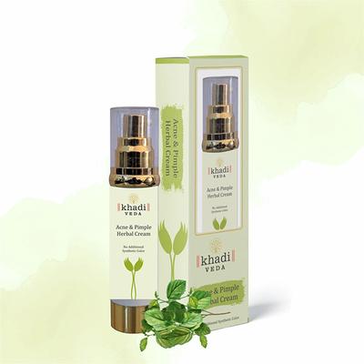 Khadi Veda Acne & Pimple Herbal Cream 50 gm - Face Creams