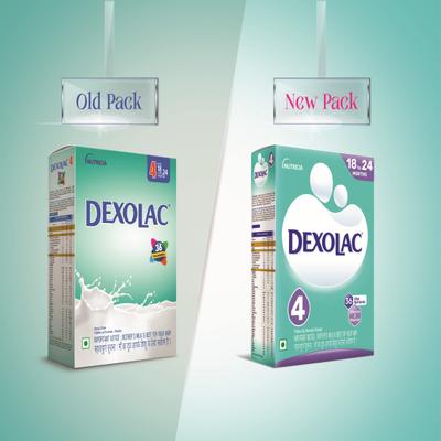 Dexolac Stage 4 (18 to 24 Months) Powder 400 gm (Refill Pack) - Baby And Infant Supplements