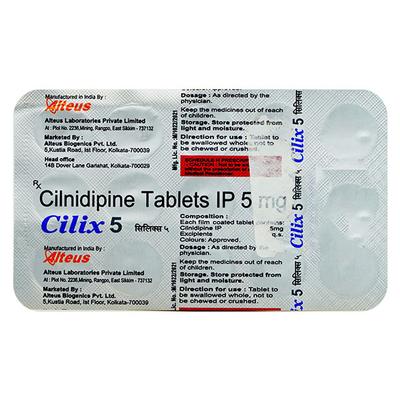 CILIX 5 Tablet 15's - Hypertension-Cal
