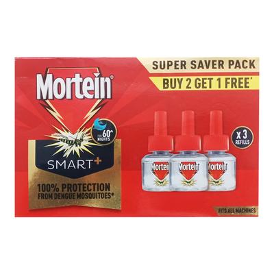 Mortein smart + Mosquito Repellent Liquid Refill (Pack of 3 x 45 ml) (Buy 2 Get 1 Free) 1's - Others