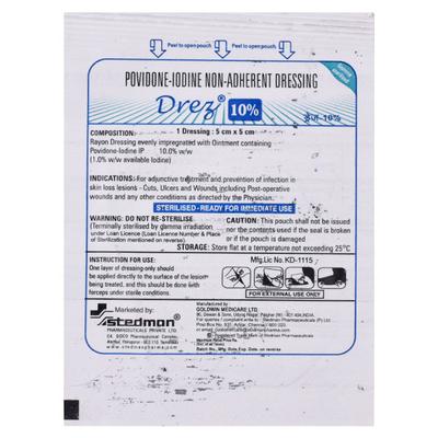 DREZ 10% Ointment 10gm - Wound Care-Ski