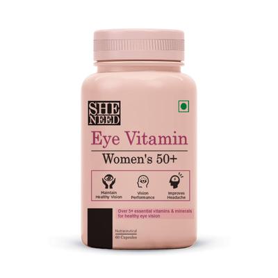 Sheneed Womens Eye Vitamin 50+ Supplement Capsule 60's - Women Health