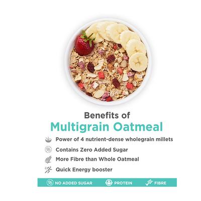 True Elements Multigrain Oatmeal 400 gm - Nutritional Bars