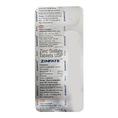 ZINFATE TABLET 10'S - Supplements-Vam