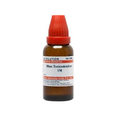 Dr.Willmar Schwabe Rhus Toxicodendron 1M Liquid 30 ML - Dilutions