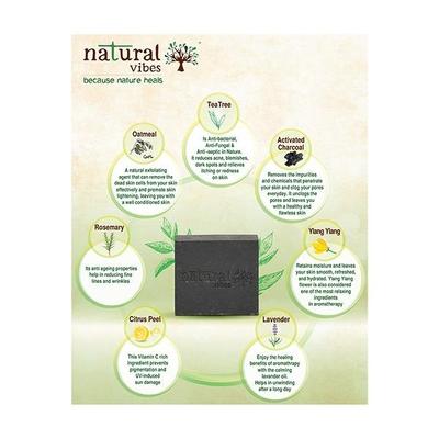 Natural Vibes Ayurvedic Tea Tree and Activated Charcoal Treatment 510 gm - Facial Kits