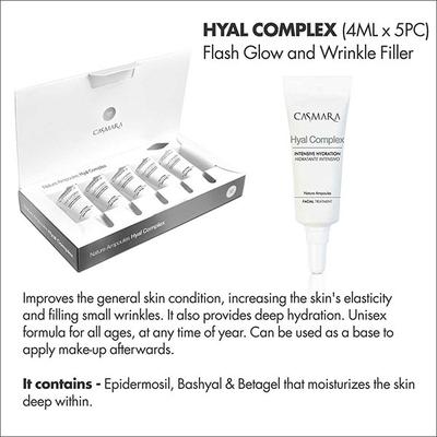 Casmara Hyal Complex Facial Treatment (Pack of 5 x 4 ml) - Face Packs