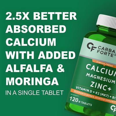 CF Cimvus-Fresh Alfalfa+ Calcium Citrate Malate 1200 mg+ Tablet 120's - Calcium And Minerals