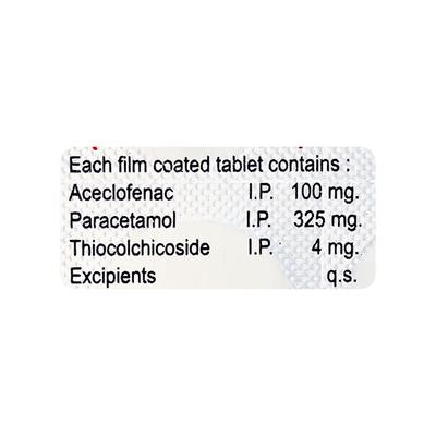 METANAC THP 4 Tablet 10's - Muscle Spasm-Mus