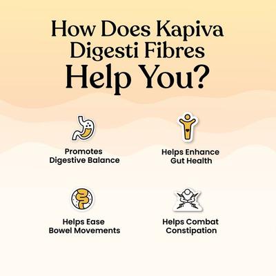 Kapiva Digesti Fibres Powder - Kesar Badam 150 gm - Digestive Care